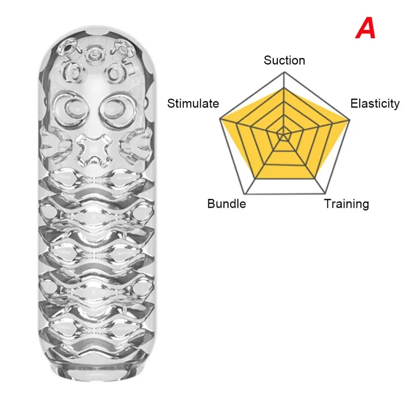 Transparent Vagina Sex Toys for Men Adult Products Soft Pussy Adult Endurance Exercise Male Masturbation Device Aircraft Cup