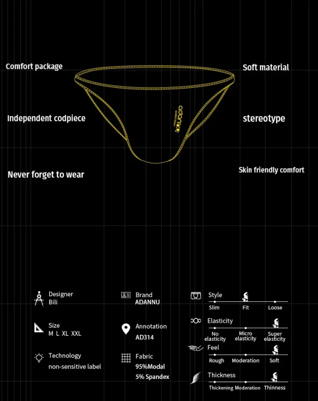 1/6Pcs Modal Sexy Mens Underwear Briefs Breathable Print Men's Panties Men Brief Bikini Underpants Sissy Large Crotch Man Trunks