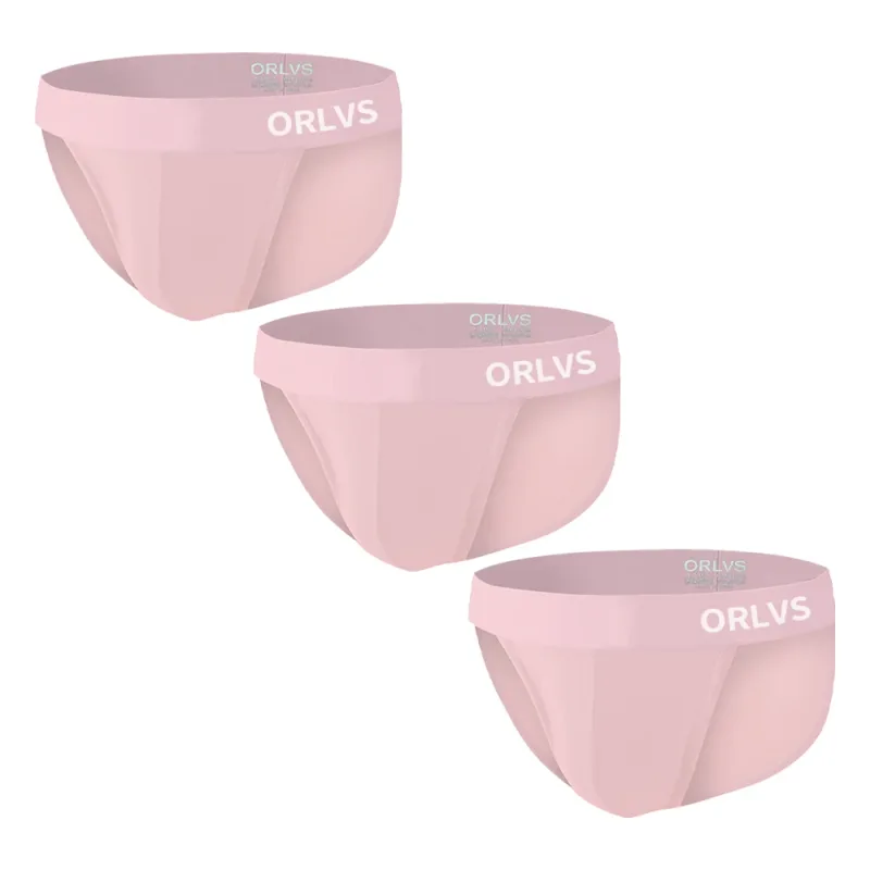 1PCS Men's Modal Ultra-Thin Barely-There Briefs U Convex Pouch Bright Solid Color Elastic Waistband Breathable Daily Underwear