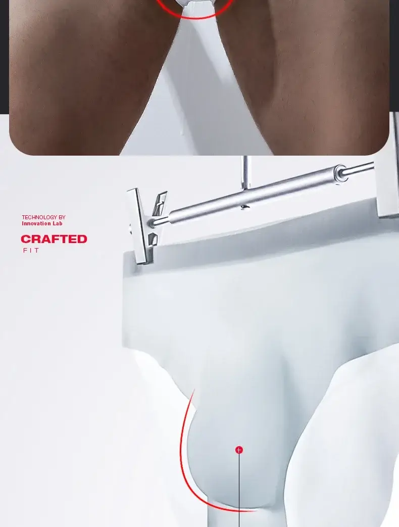 Men's underwear Men's ice silk briefs summer breathable quick-drying seamless shorts Transparent ultra-thin personality underpan