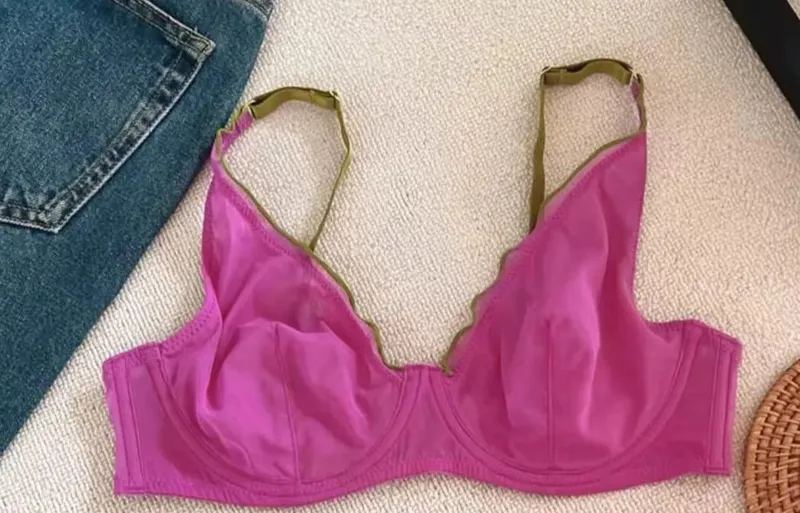 New Arrival Γυναικείο Σετ σουτιέν Full Cup Ultra Thin Minimizer Sexy Support Anti-Saging Side Slim ABCD Everyday Comfort Σετ εσωρούχων