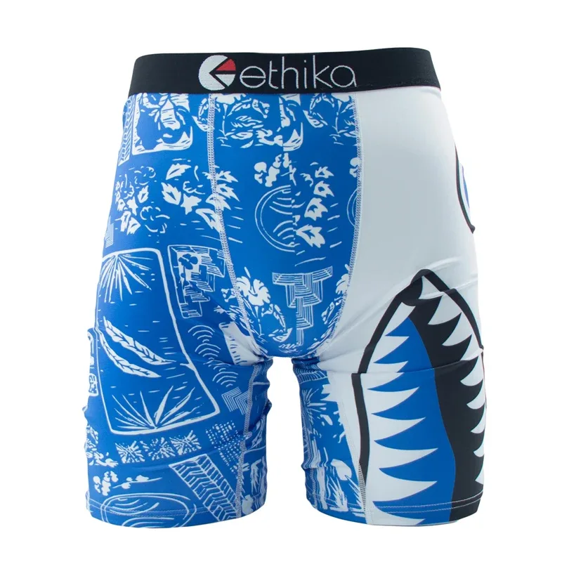 Men Underwear Boxers 1Pcs Breathable Mesh Crotch Man Swimming Underpants Plus Size L-3XL Mens Panties Men's Boxers Briefs