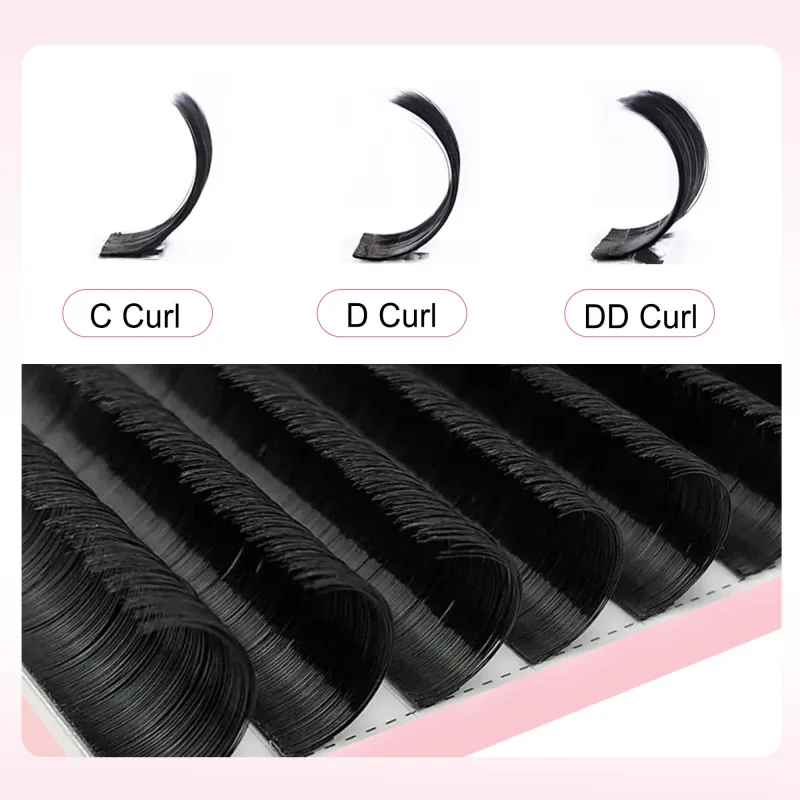 CoMango Easy Fan Lashes Extension DIY 2d/3d/4d/10d Faux Mink Blooming Eye Lash Extension 0.03/0.05/0.07 Makeup Lashes