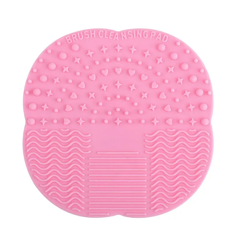 1Pcs Small Size Silicone Sucker Brush Cleaning Mat Make up Brush Cleaner Cosmetic Clean Tools For Makeup Brushes