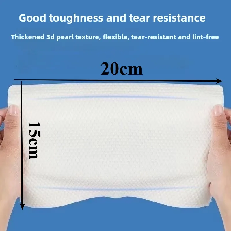 Reusable thickened face towel Isang pack ng 50/100 piraso bawat pack Travel cleanser wet dry makeup remover cotton soft fabric tool