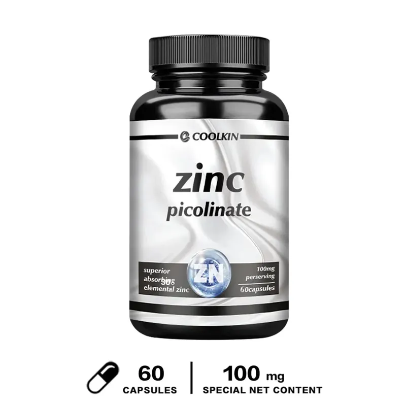 Κάψουλες Picolinate Zinc - Ενισχύει την Ανοσολογική Υποστήριξη Ύπνου & Ενέργειας