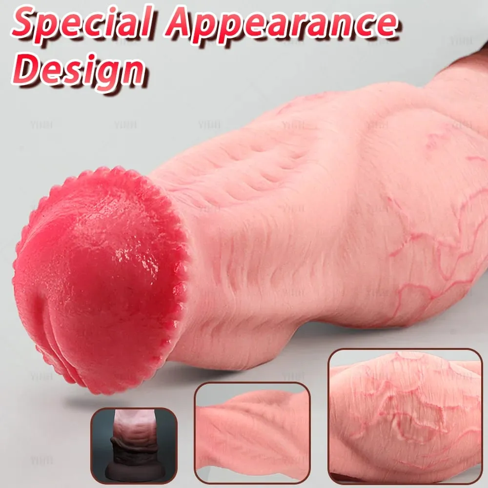 47-95mm Huge Horse Dildo Realistic Animal Dildo Big Anal Plug Thick Dick Silicone Penis Sex Toys Consolador Adults Masturbation