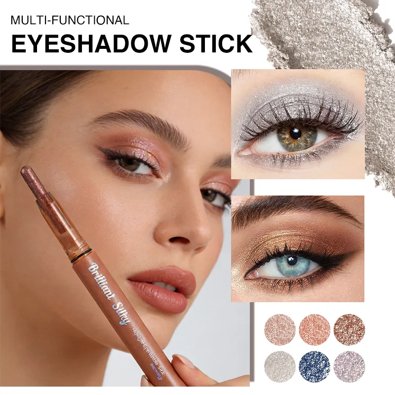 Sparkle Eyeshadow Stick Highlight Eye Pencil Shimmer Pearl μακράς διαρκείας αδιάβροχο πολλαπλών χρήσεων Μακιγιάζ ματιών Beauty