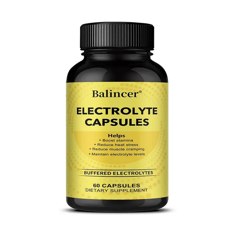 Electrolyte Capsules Mineral Supplement Support Electrolyte Balance Muscle Recovery Energy Endurance & Fast Hydration
