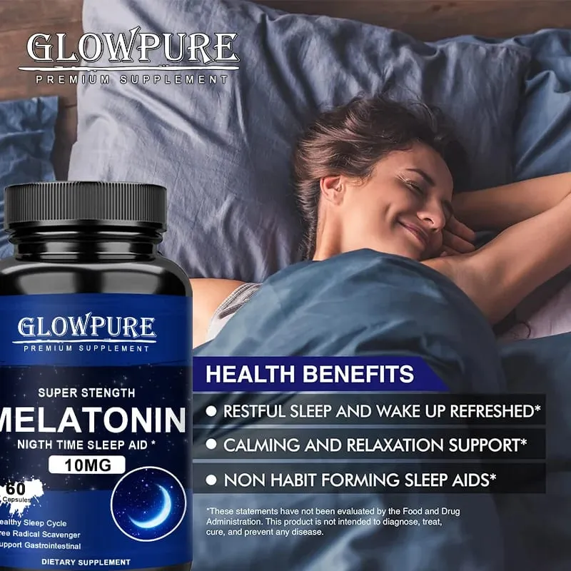 Melatonin 10 mg Capsules - Paginhawahin ang Insomnia Healthy Sleep Quality Deep Sleep Stress Relief