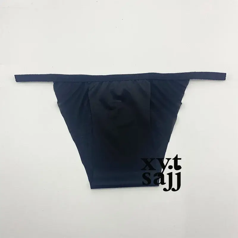 Low‑Rise Unisex Triangle Underwear One‑Piece Molding Solid Color No‑Elastic Design Non‑Binding Comfort Sexy Brief Panties