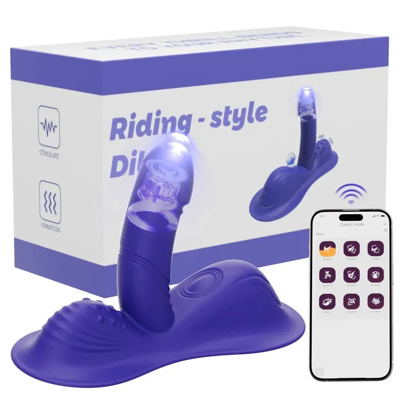 Male Thrusting Anal Plug Dildo Butt Plug Vibrator Prostate Massager for Men Gay Masturbator Remote Control Sex Toys for Couples