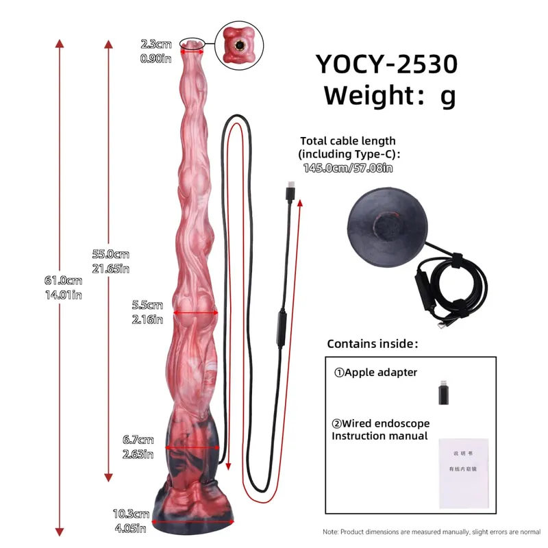65cm Long Butt Plug Anal Speculum Camera Dilator APP Control Extreme Anus Expansion Monster Fantasy Dildo Silicone Sex Toys