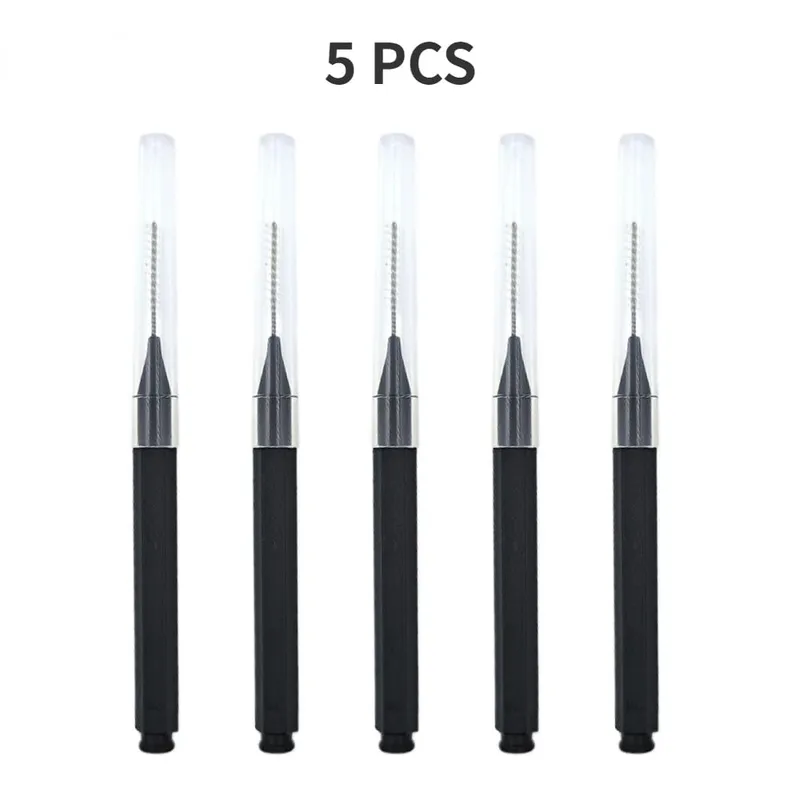 5/10/50PCS Mini Eyebrow Brush Brow Perm Brush Disposable Brow Lifting Brushes Bendable Micro Eyelash Brush Applicators Tools — image 9