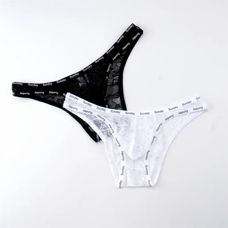 Sports Man New Low Waist Mesh Briefs Transparent Big Pouch High Quality Panties Male Lettwer Waistband Lingerie Breath Underwear