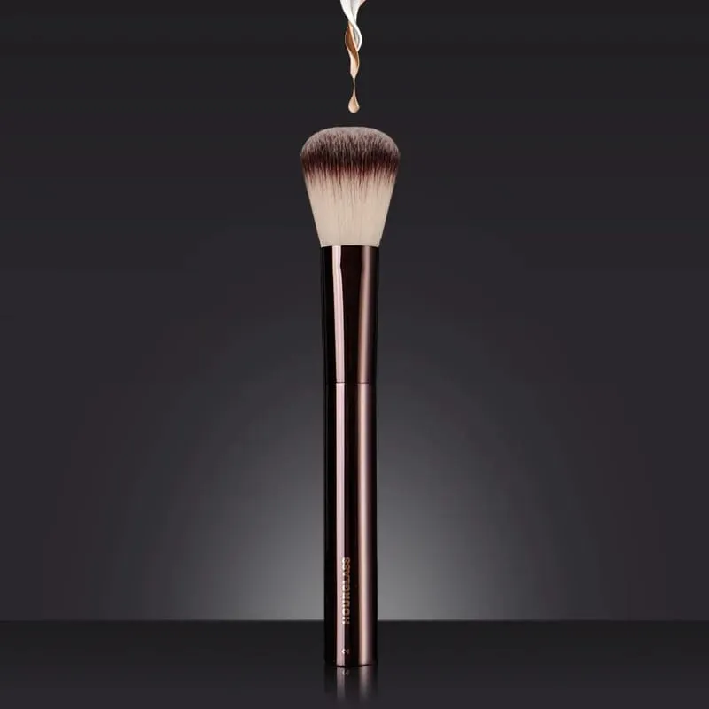 1pc HG Pro Foundation retra Makeup brushes Powder contour Blusher Make up brush metal handle Highlight Bronzer high end Walang kahon
