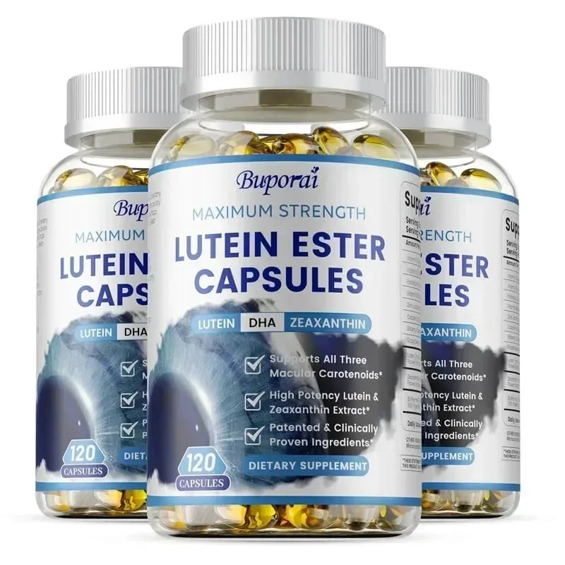 Lutein Ester Capsules - Support Eye Health Maintain Clear Vision Relieve Eye Fatigue Anti-oxidation Protect Against UV RaysS