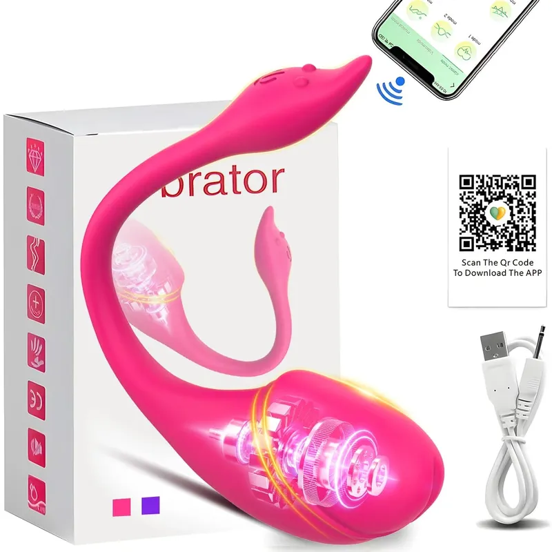 Luxus Field APP Control Vibrátor Klitorisz stimulátor Női G Spot Vagina Vibrációs Masszírozó Kezdő szexjátékok
