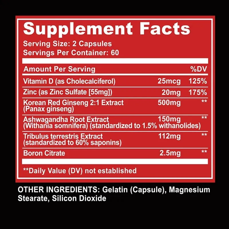 Muscle Builder férfiaknak 30 év felett – fokozza az izomerőt és az állóképességet, támogatja a hormonegyensúlyt