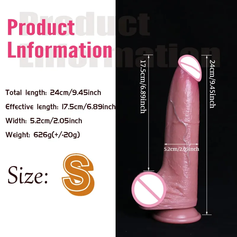 3 Μεγεθών Ρεαλιστικό Καφέ Τεράστια Dildo Μαλακό Παχύ Ψεύτικο Πέος Διπλό Σιλικόνη Μακρύ Κόκορα Γυναικείο Αυνανιστή Βεντούζα Παιχνίδια πρωκτικού σεξ