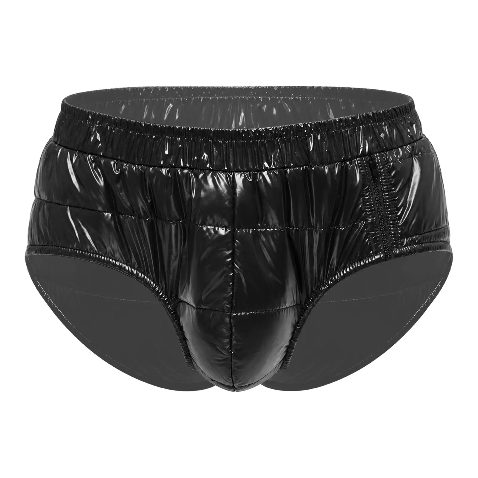 Mens Diaper Cover Adaptive Underwear Elastic Waistband Water Resistant Padded Briefs Reusable Leakproof Panties Special Wear