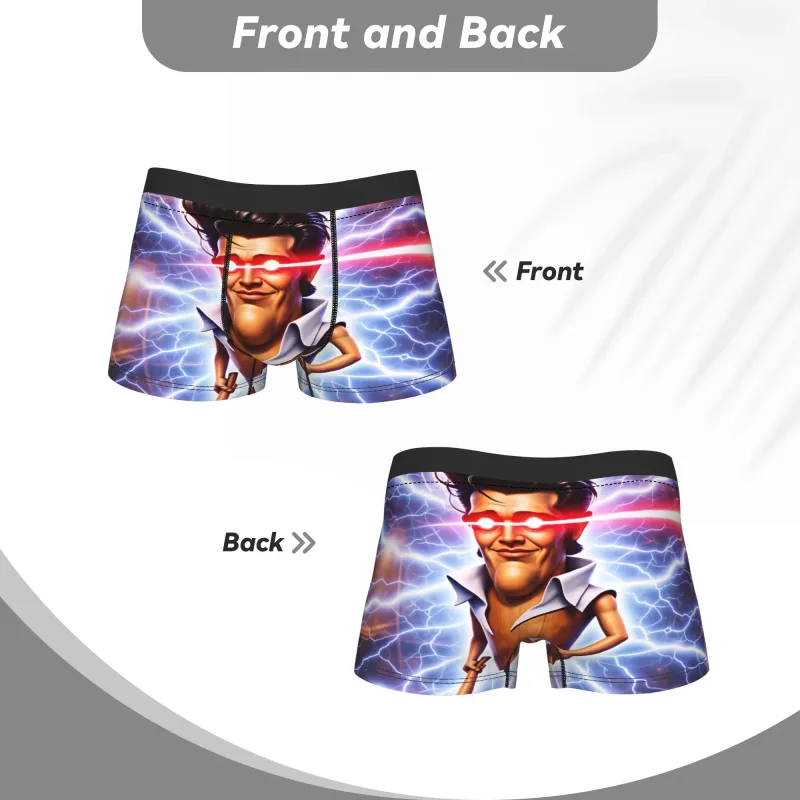 Charlie Kirk Meme Boxer Shorts Pouch Underwear High Quality Customs Shorts Briefs Novelty Men Panties Plus Size 2XL