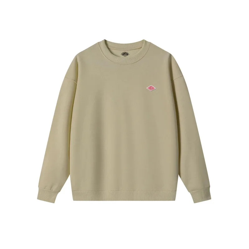 2025 nach Japan exportiert Herbst Dünne Sweatshirt Männer/Frauen Gleiche Stickerei Marke Baumwolle Oansatz Lange Hülse Lose Trainingsanzug Tops