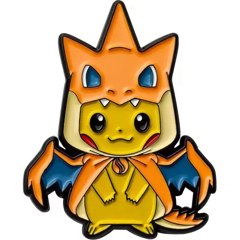 Cute Cartoon Pokemon Pikachu Lapel Pins for Backpack Enamel Pin Badges Brooch for Clothes Fashion Jewelry Holiday Gifts