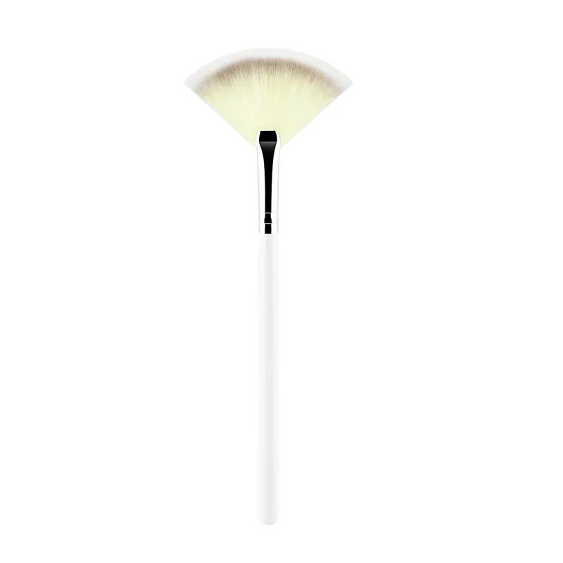 1pcs Bagong Praktikal na Facial Brushes Fan Makeup Brushes Soft Portable Mask Brushes Mga Kosmetikong Tool para sa Babaeng Babae Nail Charm Beaut
