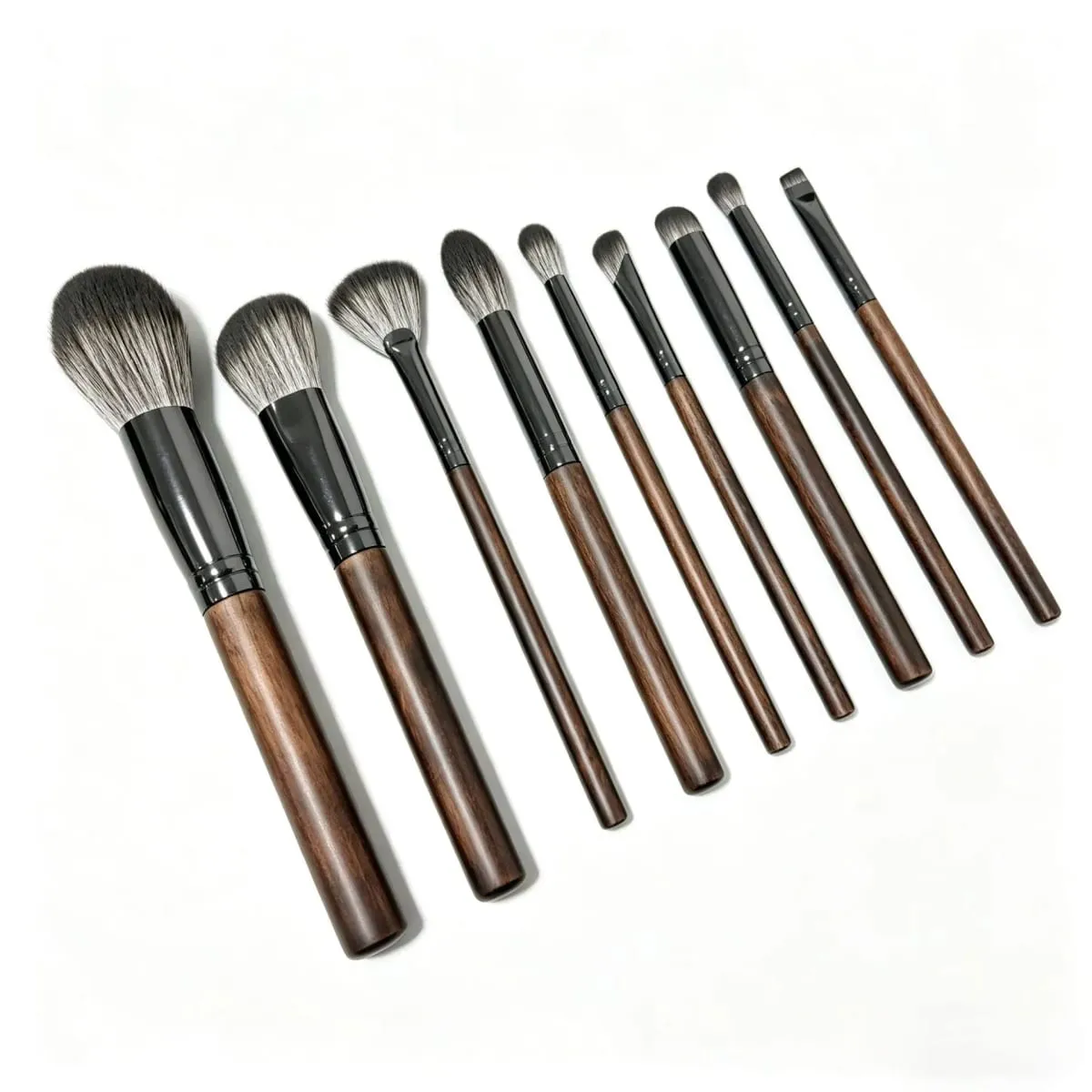 9PCS Eyeshadow Professional Makeup Brushes Crease Blending Shader kist dlya teney brovey brochas maquillaje Cosmetic Beauty Tool