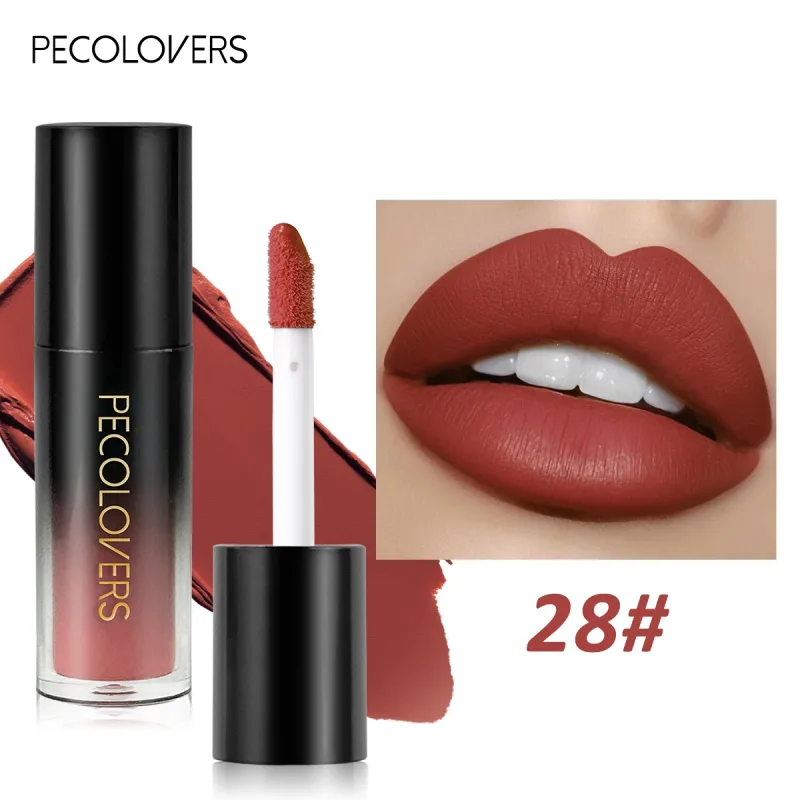 Πολλαπλών χρωμάτων Matte Velvet Lip Gloss Αδιάβροχο Αντικολλητικό Κύπελλο λείο κραγιόν για εφαρμογή υψηλής απόδοσης χρωμάτων