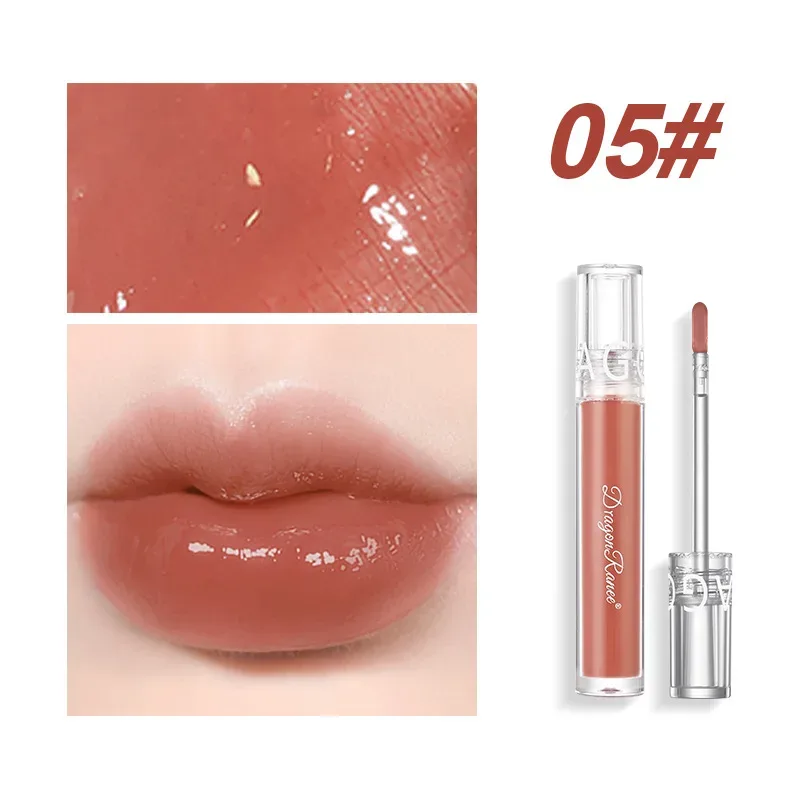 Mirror Water Gloss Lip Glaze שפתון נוזלי לחות עמיד לאורך זמן זכוכית ליפ גלוס גלוס שקוף כתם שפתיים