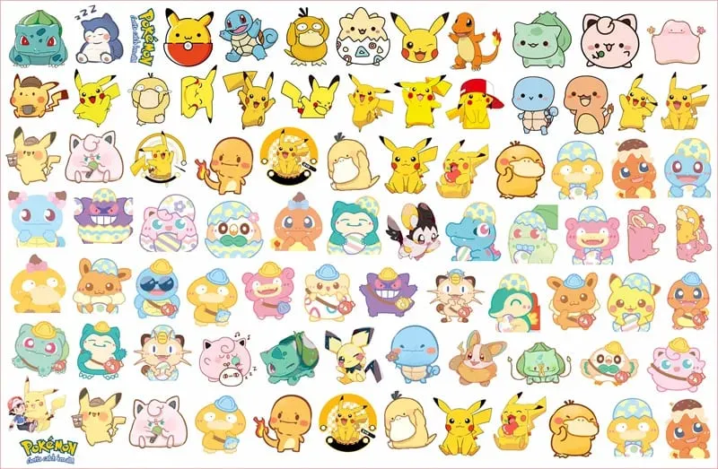 Pokemon Acrylic DIY Patch Kawaii Pendant Ειδικού σχήματος κοπής Anime Cartoon διπλής όψης Υλικό φουρκέτας μπρελόκ εκτύπωσης