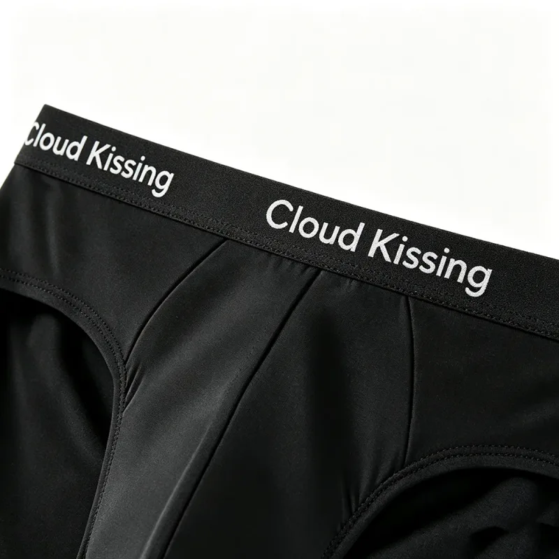 10-Piece Set Cloud Kissing Men's U-Pouch Briefs Soft Silky Breathable Premium Stretch Waistband All-Season Daily Underwear