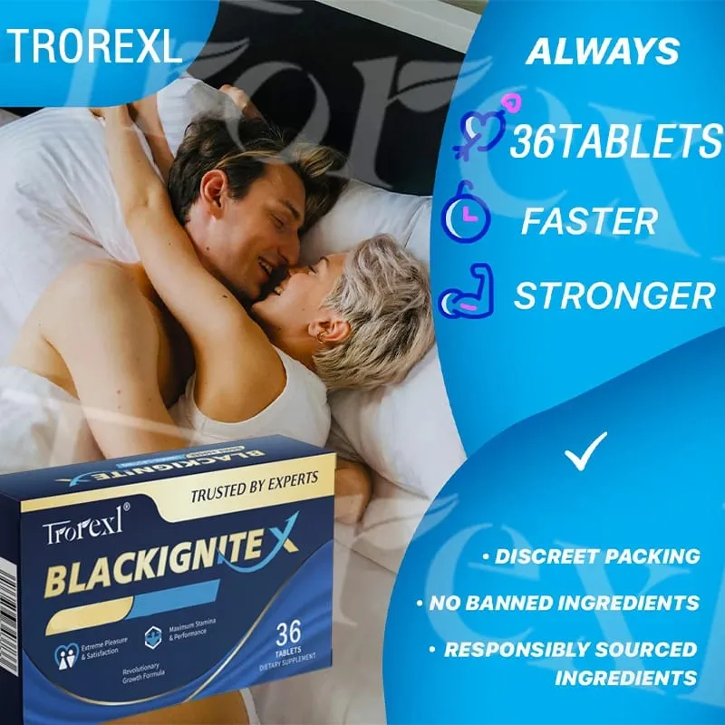 BlackIgnite X Tablets Oyster & Ginseng Supplement Enhancer Strength Extended Activity for Confident Performance