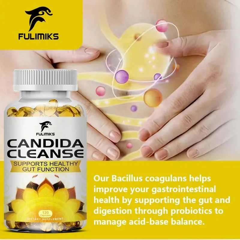Fulimiks Candida Cleanse - Antioxidant Intestinal Cleansing at Detoxification Nagtataguyod ng Digestion at Metabolism - 120 Capsules — image 4