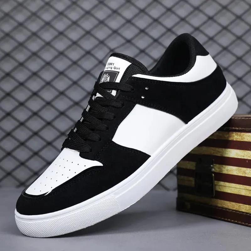 Λευκά Βουλκανιζέ Sneakers Ανδρικά Flat άνετα παπούτσια Lace up Zapatillas Hombre Φθινοπωρινή Άνοιξη Ψηλά Αθλητικά Παπούτσια Plus Size 39-48