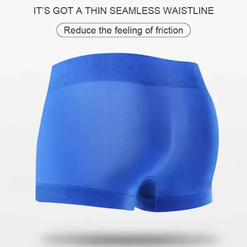 5Pcs Men's Plain Color Boxer Briefs Breathable High Elastic Cotton Underwear Soft Comfortable Underpants for Daily Gym Sports