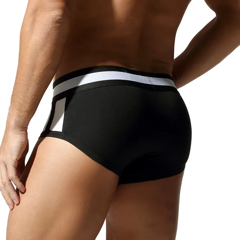Men's Briefs, Comfortable Cotton, Full Coverage, Sexy Men's Triangle Underwear with Pouch Enhancing Design