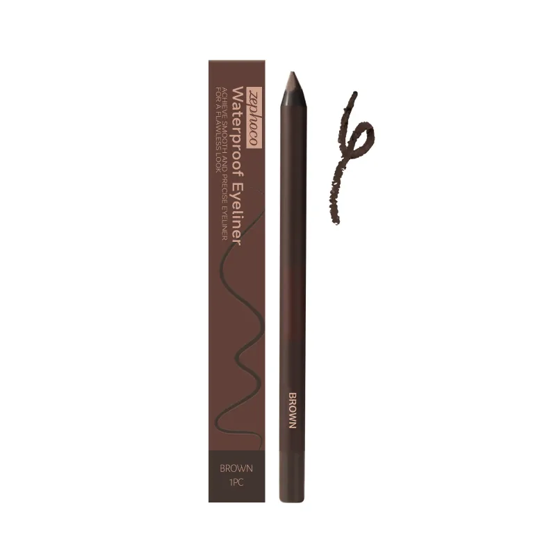 Zephoco Gel Eyeliner Pen Vízálló Smooth Eye Smink Hosszan tartó izzadságálló, olajálló Smudge Proof Eye Liner Ceruza smink