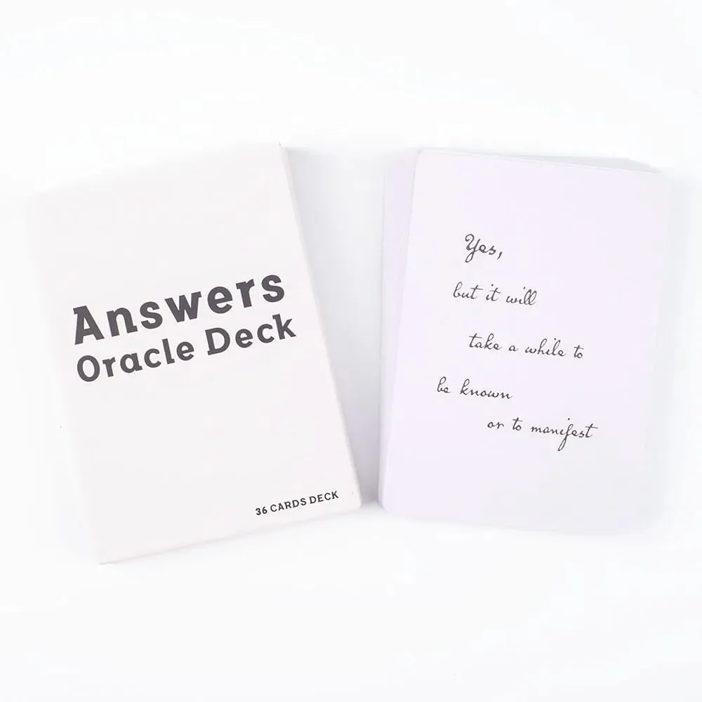 Απαντήσεις Oracle Deck 36 Cards Αγγλική Έκδοση Oracle Divination Fate Game Deck Tarot Επιτραπέζια Παιχνίδια Κάρτα 10,2*7,2cm