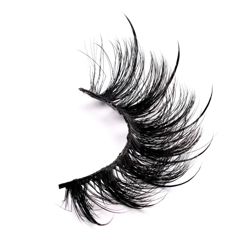 Wet Lash Spikes Volume Fluffy Full Strip Lashes Αξεσουάρ Μακιγιάζ Faux Mink Eye Lashes Πωλητής Wet Manga Lashes Ψεύτικες βλεφαρίδες