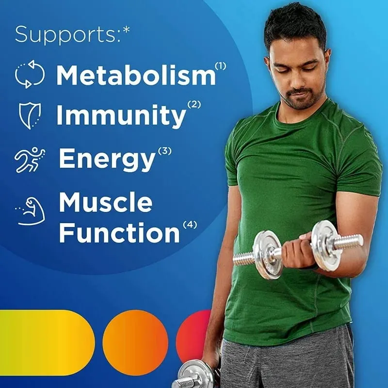Suplemen Multivitamin dan Mineral Pendukung Energi Sistem Kekebalan Massa Otot Antioksidan dan Suplemen Nutrisi