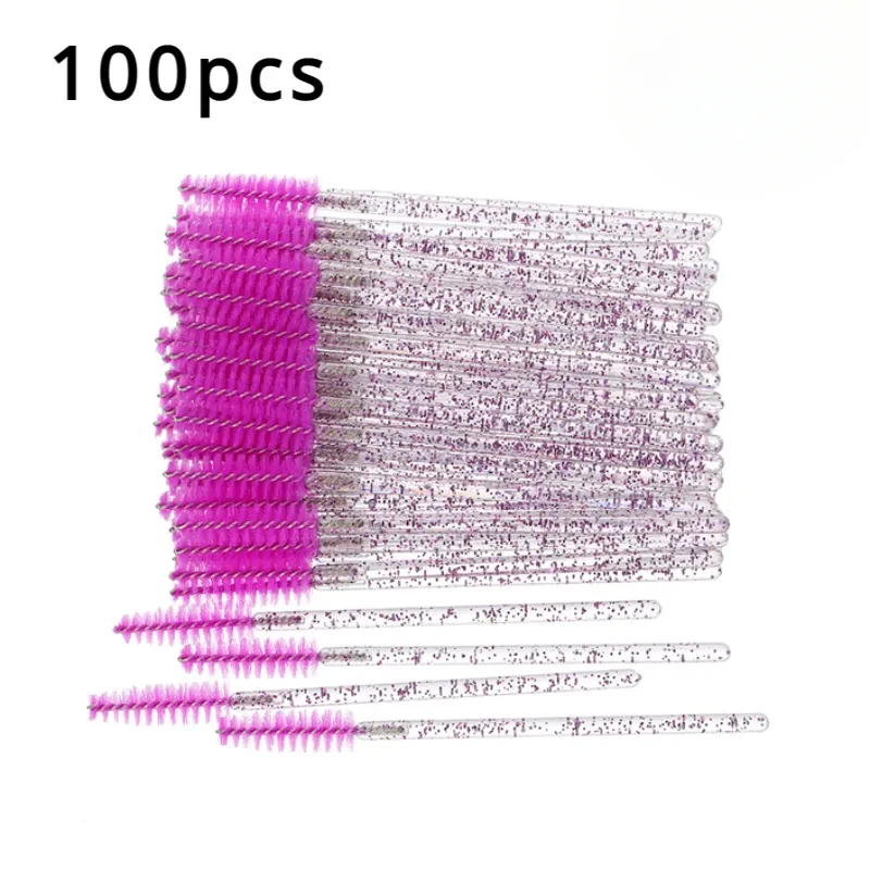 50/100/150 Stuks Wimper Borstels Concealer Lash Brush Spoolies Mascara Wands Applicator Voor Wimperverlenging Make-Up Set laukiss
