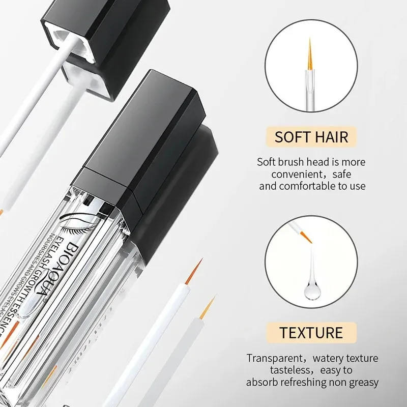 Fast Eyelash Growth Serum 7 Days Natural Eyelash Enhancer Longer Fuller Thicker Curling Lash Treatment Eye Care Products Makeup