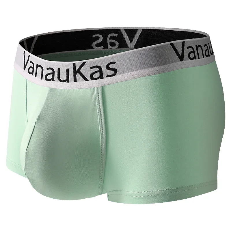 Mens Modal Underwear Boxer Shorts Convenient Pouch Opening for Male
