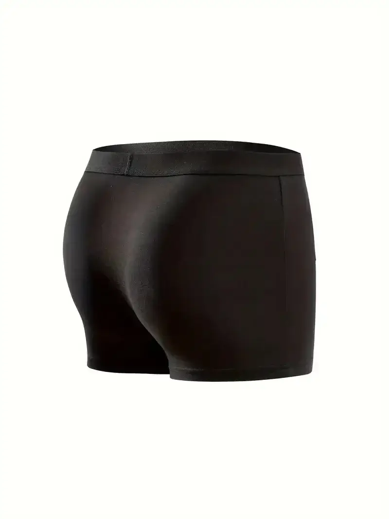 10Pcs/Set Men's Underwear Black Color High Stretch Boxer Shorts Sexy Men Panties Plus Size L-4XL Breathable Soft Men Boxers 3256812914192692