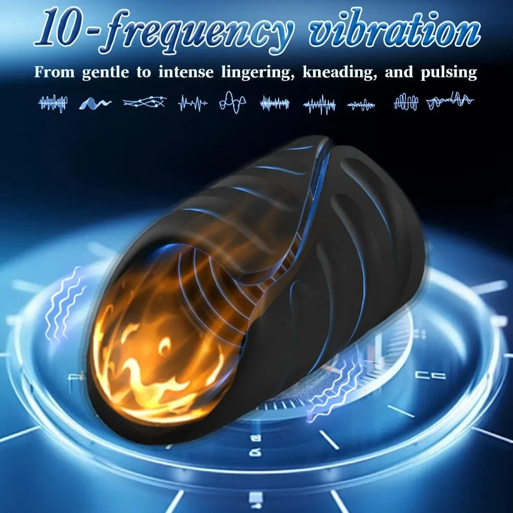 APP Control Penis Training Vibrátor Férfi Maszturbátor Vibrációs Strokers Makk Edző Stimulátor Szexuális játékok férfiaknak Felnőtt termékek