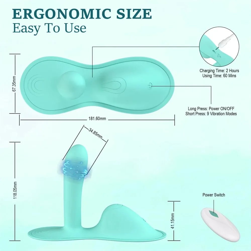Cushion Wearable Vibrator APP Τηλεχειριστήριο 9 Λειτουργιών Clitoral G-Spot Massager Stimulator Γυναικείο σεξουαλικό παιχνίδι αυνανισμού για γυναίκα