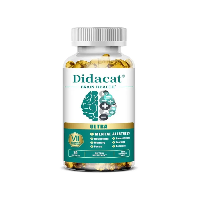 Fosfatidylserinkapslar - med vitamin B6 och B12 Förbättrar minne och koncentration Fräscha upp sinnet Stöd energi